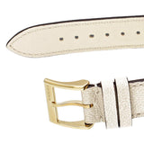 Gucci G Timeless Quartz Gold Dial Beige Leather Strap Watch For Women - YA1264180 Authentic Buy Shop Now