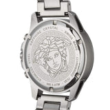 Versace Greca Action Chronograph Quartz Green Dial Silver Steel Strap Watch for Men - VE3J00422 Authentic Buy Shop Now