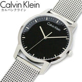 Calvin Klein City Chronograph Black Dial Silver Mesh Bracelet Watch for Men - K2G2G121 Authentic Buy Shop Now