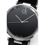 Calvin Klein Sight Black Dial Black Leather Strap Watch for Men - K1S21102 Authentic Buy Shop Now