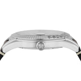 Versace Greca Time Quartz Blue Dial Brown Leather Strap Watch For Men - VE3K00122 Authentic Buy Shop Now