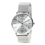 Coach Perry Quartz Silver Dial Silver Mesh Bracelet Watch for Women - 14503384 Authentic Buy Shop Now