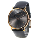 Calvin Klein Posh Black Dial Black Leather Strap Watch for Men - K8Q316C3 Authentic Buy Shop Now