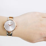 Calvin Klein Seduce Silver Dial Two Tone Steel Strap Watch for Women - K4E2N61X Authentic Buy Shop Now