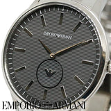 Emporio Armani Renato Quartz Black Dial Silver Steel Strap Watch For Men - AR11118 Authentic Buy Shop Now