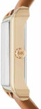 Michael Kors Lake White Dial Brown Leather Strap Watch For Women - MK2584 Authentic Buy Shop Now