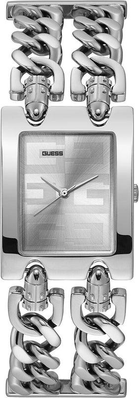 Guess MOD G Diamonds Silver Dial Silver Steel Strap Watch for Women - GW0294L1 Authentic Buy Shop Now