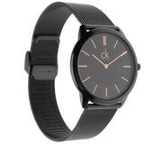 Calvin Klein Minimal Black Dial Black Mesh Bracelet Watch for Men - K3M21421 Authentic Buy Shop Now
