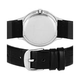 Calvin Klein Skirt Black Dial Black Leather Strap Watch for Women - K2U231CS Authentic Buy Shop Now