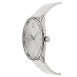 Calvin Klein Accent Silver Dial White Leather Strap Watch for Women - K2Y2X1K6 Authentic Buy Shop Now