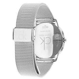 Calvin Klein Minimal Grey Dial Silver Mesh Bracelet Watch for Men - K3M211Y3 Authentic Buy Shop Now