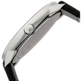 Calvin Klein Minimal Silver Dial Black Leather Strap Watch for Men - K3M221CY Authentic Buy Shop Now