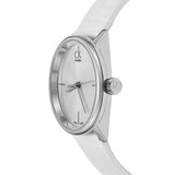 Calvin Klein Accent White Dial White Leather Strap Watch for Women - K2Y2Y1K6 Authentic Buy Shop Now