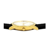 Calvin Klein City Mother of Pearl White Dial Black Leather Strap Watch for Men - K2G2G5C6 Authentic Buy Shop Now