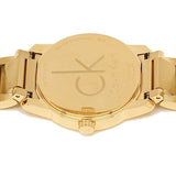 Calvin Klein City White Dial Gold Steel Strap Watch for Women - K2G23546 Authentic Buy Shop Now