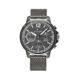 Tommy Hilfiger London Chronograph Grey Dial Grey Mesh Bracelet Watch for Men - 1791530 Authentic Buy Shop Now