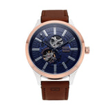 Tommy Hilfiger Spencer Blue Dial Brown Leather Strap Watch for Men - 1791642 Authentic Buy Shop Now