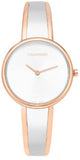 Calvin Klein Seduce Silver Dial Two Tone Steel Strap Watch for Women - K4E2N61Y Authentic Buy Shop Now