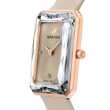 Swarovski Uptown Crystal Grey Dial Grey Leather Strap Watch for Women - 5547716 Authentic Buy Shop Now