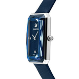 Swarovski Uptown Crystal Blue Dial Blue Leather Strap Watch for Women - 5547713 Authentic Buy Shop Now