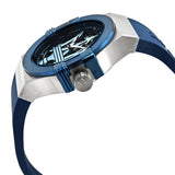 Maserati Potenza 42mm Blue Dial Automatic Silicone Strap Watch For Men - R8821108028 Authentic Buy Shop Now
