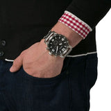 Fossil Nate Chronograph Black Dial Silver Steel Strap Watch for Men - JR1353 Authentic Buy Shop Now