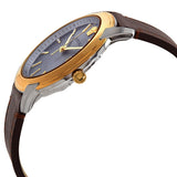Versace V-Urban Quartz Grey Dial Brown Leather Strap Watch for Men - VELQ00219 Authentic Buy Shop Now