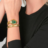 Just Cavalli Aversa Green Dial Gold Steel Strap Watch for Women - JC1L222M0035 Authentic Buy Shop Now