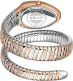 Just Cavalli Taglio Red Dial Two Tone Steel Strap Watch for Women - JC1L225M0105 Authentic Buy Shop Now