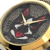 Gucci G-Timeless Brown Dial Brown Leather Strap Unisex Watch - YA1264057 Authentic Buy Shop Now