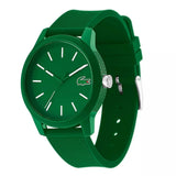 Lacoste 12.12 Green Dial Green Silicone Strap Watch for Men - 2010985 Authentic Buy Shop Now