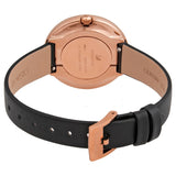 Swarovski Crystalline Pure Black Dial Black Leather Strap Watch for Women - 5275043 Authentic Buy Shop Now