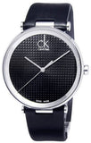 Calvin Klein Sight Black Dial Black Leather Strap Watch for Men - K1S21102 Authentic Buy Shop Now