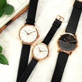 Calvin Klein Even White Dial Black Leather Strap Watch for Women - K7B216C6 Authentic Buy Shop Now