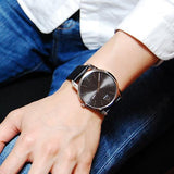 Calvin Klein City Grey Dial Black Leather Strap Watch For Men - K2G21107 Authentic Buy Shop Now