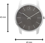 Calvin Klein City Black Dial Silver Steel Strap Watch for Men - K2G21161 Authentic Buy Shop Now
