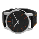 Calvin Klein City Black Dial Black Leather Strap Watch for Men - K2G211C1 Authentic Buy Shop Now