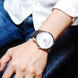 Calvin Klein City White Dial Black Leather Strap Watch For Men - K2G211C6 Authentic Buy Shop Now