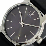 Calvin Klein City Black Dial Black Leather Strap Watch For Women - K2G23107 Authentic Buy Shop Now