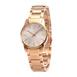Calvin Klein City White Mother of Pearl Dial Rose Gold Steel Strap Watch for Women - K2G23646 Authentic Buy Shop Now