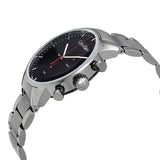 Calvin Klein City Chronograph Black Dial Silver Steel Strap Watch for Men - K2G27141 Authentic Buy Shop Now