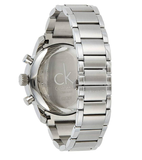 Calvin Klein City Chronograph Blue Dial Silver Steel Strap Watch for Men - K2G2714N Authentic Buy Shop Now