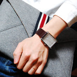 Calvin Klein Window Silver Dial Brown Leather Strap Watch for Men - K2M21126 Authentic Buy Shop Now