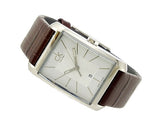 Calvin Klein Window Silver Dial Brown Leather Strap Watch for Women - K2M23126 Authentic Buy Shop Now