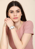 Calvin Klein Skirt White Dial White Leather Strap Watch for Women - K2U231K6 Authentic Buy Shop Now