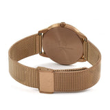 Calvin Klein Minimal Quartz Pink Gold Dial Pink Gold Mesh Bracelet Watch for Men - K3M11TFK Authentic Buy Shop Now
