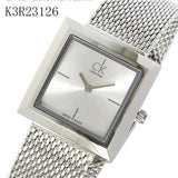 Calvin Klein Mark Silver Dial Silver Mesh Bracelet Watch for Women - K3R23126 Authentic Buy Shop Now