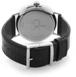Calvin Klein Surround Black Dial Black Leather Strap Watch for Men - K3W211C1 Authentic Buy Shop Now