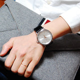 Calvin Klein Surround Silver Dial Black Leather Strap Watch for Men - K3W211C6 Authentic Buy Shop Now