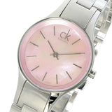 Calvin Klein Simplicity Pink Dial Silver Steel Strap Watch for Women - K432314E Authentic Buy Shop Now
